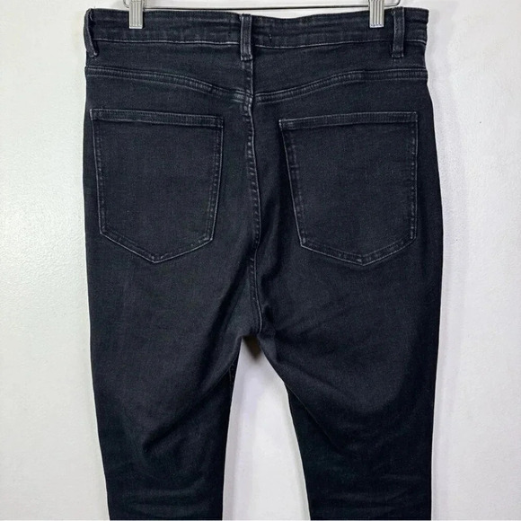 Zara Womens Size 14  High Rise Dark Wash Jeans - Picture 9 of 13